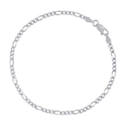 925 Silver Super Flat Figaro Chain 3.9mm