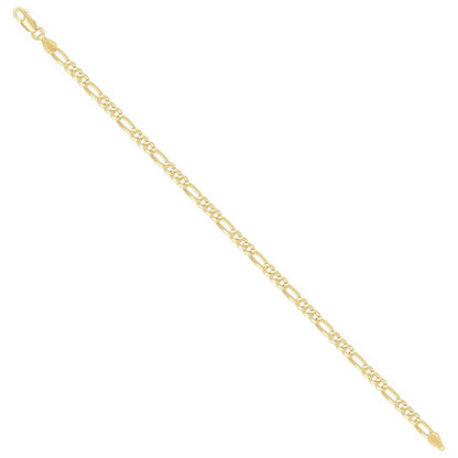 925 Silver Super Flat Figaro Chain 3.9mm
