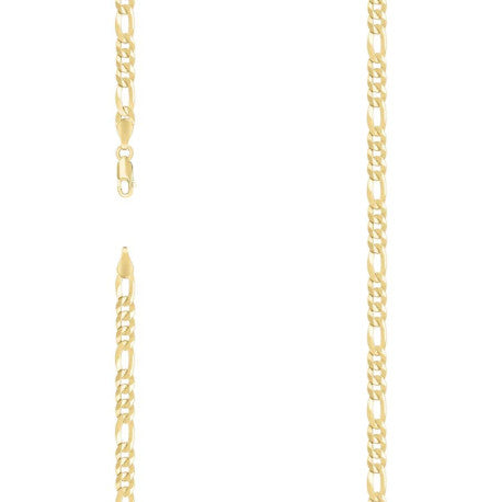 925 Silver Super Flat Figaro Chain 4.9mm