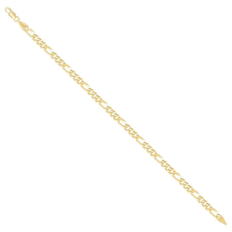 925 Silver Super Flat Figaro Chain 4.9mm