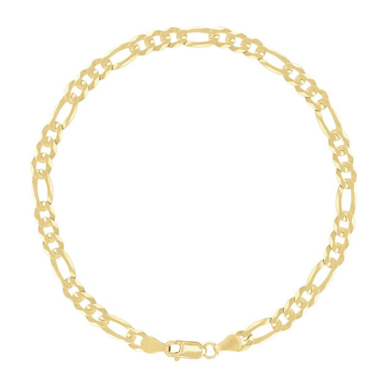 925 Silver Super Flat Figaro Chain 4.9mm