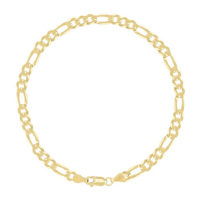 925 Silver Super Flat Figaro Chain 4.9mm
