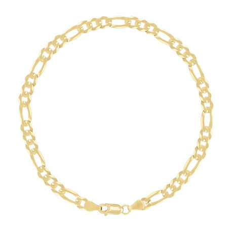 925 Silver Super Flat Figaro Chain 4.9mm