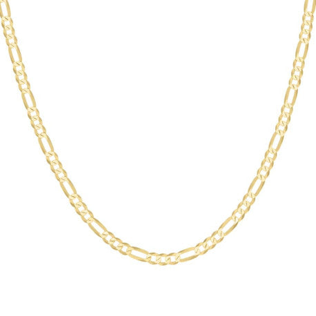925 Silver Super Flat Figaro Chain 4.9mm