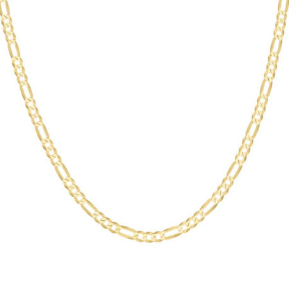 925 Silver Super Flat Figaro Chain 4.9mm