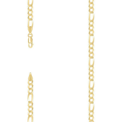 925 Silver Super Flat Figaro Chain 5.6mm