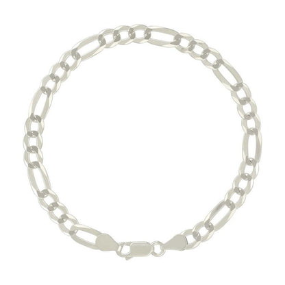 925 Silver Super Flat Figaro Chain 5.6mm