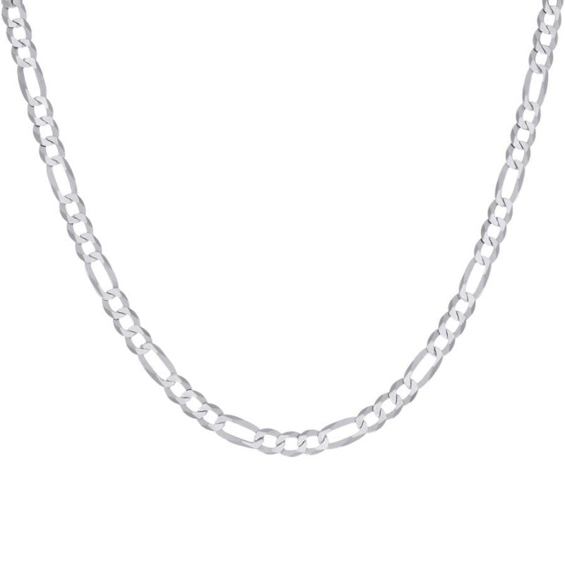925 Silver Super Flat Figaro Chain 5.6mm
