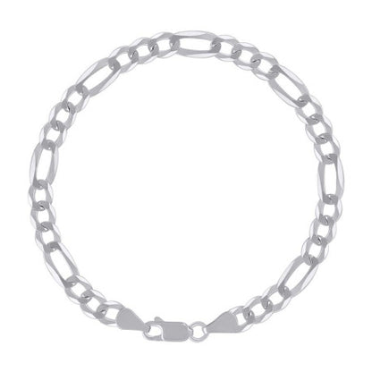 925 Silver Super Flat Figaro Chain 5.6mm