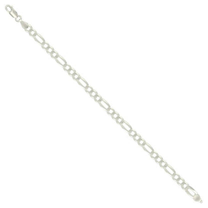 925 Silver Super Flat Figaro Chain 5.6mm