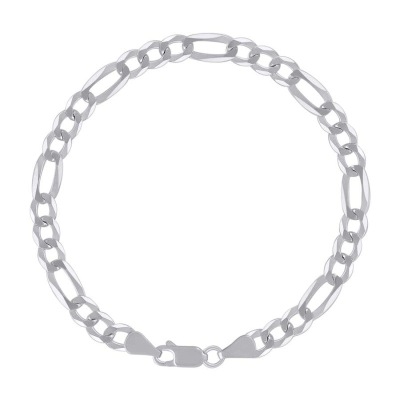 925 Silver Super Flat Figaro Chain 5.6mm