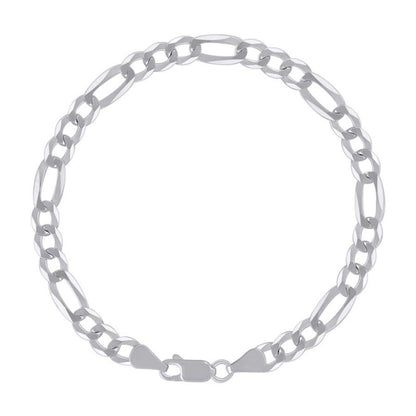 925 Silver Super Flat Figaro Chain 5.6mm
