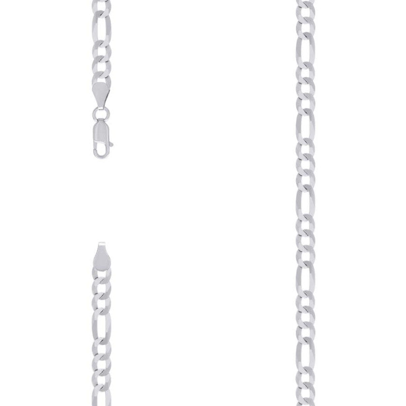 925 Silver Super Flat Figaro Chain 5.6mm