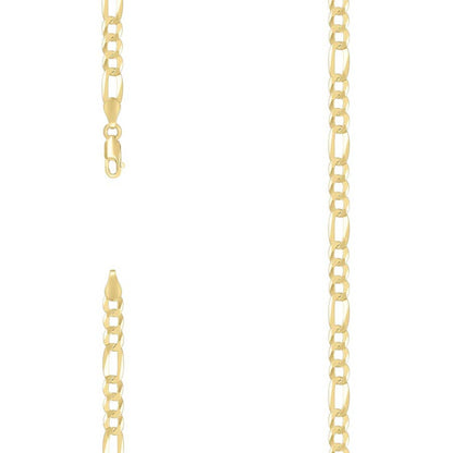 925 Silver Super Flat Figaro Chain 5.6mm
