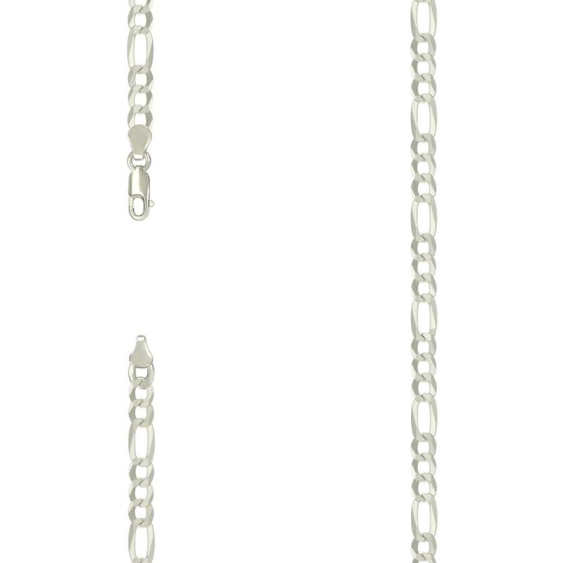 925 Silver Super Flat Figaro Chain 5.6mm