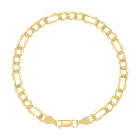 925 Silver Super Flat Figaro Chain 5.6mm
