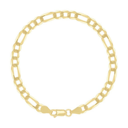 925 Silver Super Flat Figaro Chain 5.6mm
