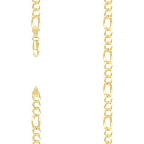 925 Silver Super Flat Figaro Chain 6.6mm