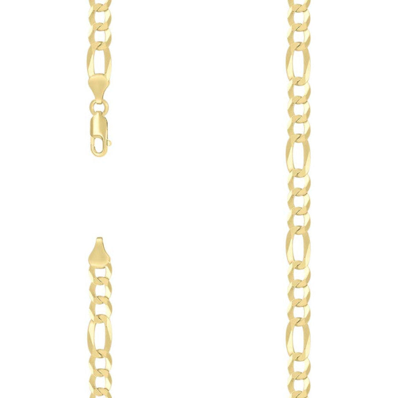 925 Silver Super Flat Figaro Chain 6.6mm