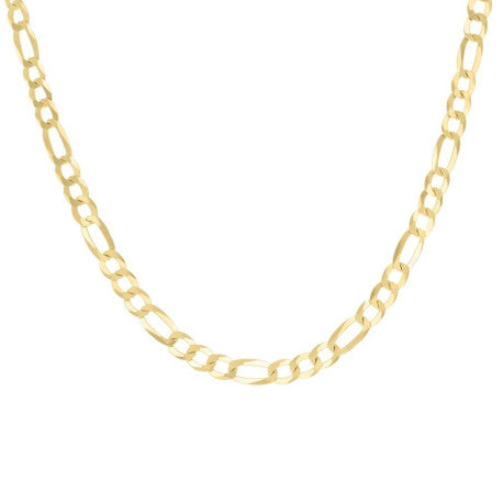 925 Silver Super Flat Figaro Chain 6.6mm