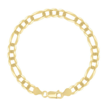925 Silver Super Flat Figaro Chain 6.6mm