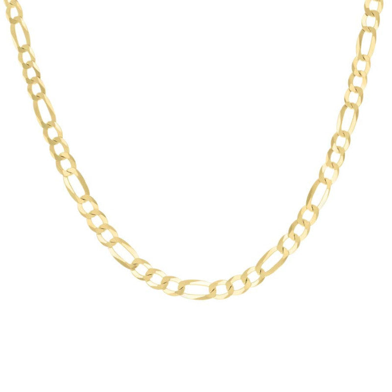 925 Silver Super Flat Figaro Chain 6.6mm