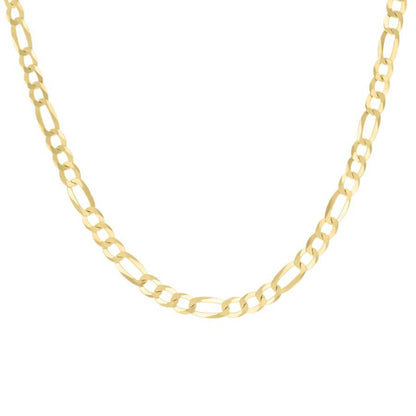 925 Silver Super Flat Figaro Chain 6.6mm