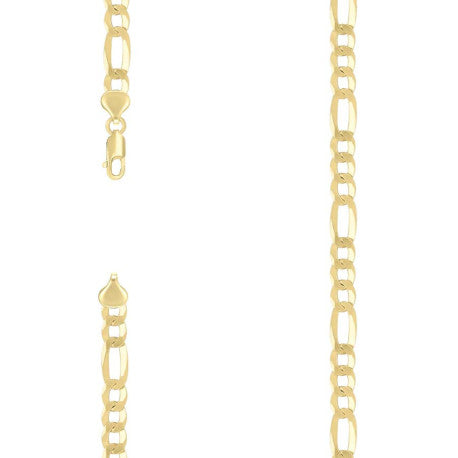 925 Silver Super Flat Figaro Chain 7.8mm