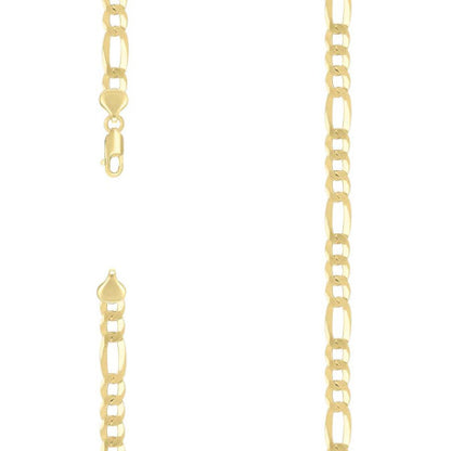925 Silver Super Flat Figaro Chain 7.8mm