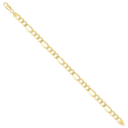 925 Silver Super Flat Figaro Chain 7.8mm