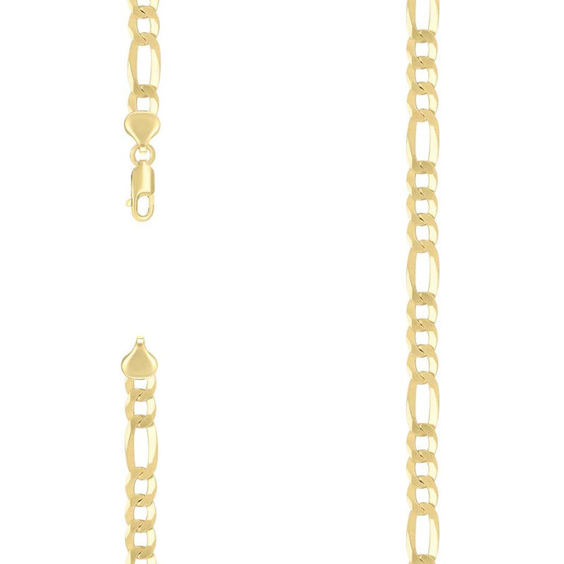 925 Silver Super Flat Figaro Chain 7.8mm