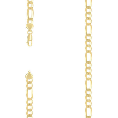 925 Silver Super Flat Figaro Chain 7.8mm