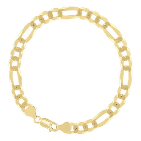 925 Silver Super Flat Figaro Chain 7.8mm