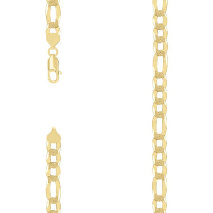 925 Silver Super Flat Figaro Chain 8.9mm