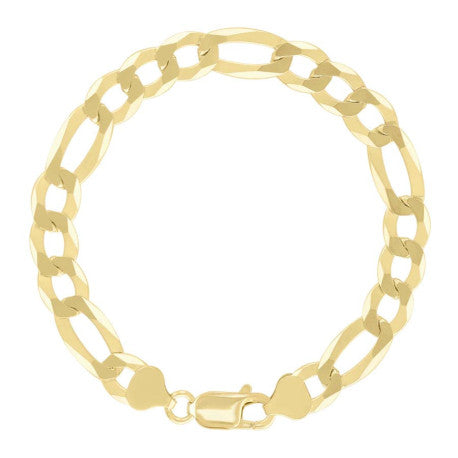 925 Silver Super Flat Figaro Chain 8.9mm
