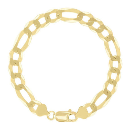 925 Silver Super Flat Figaro Chain 8.9mm
