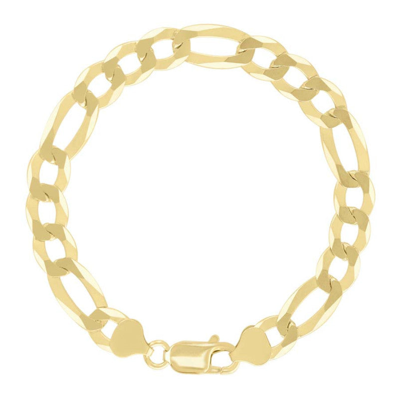 925 Silver Super Flat Figaro Chain 8.9mm