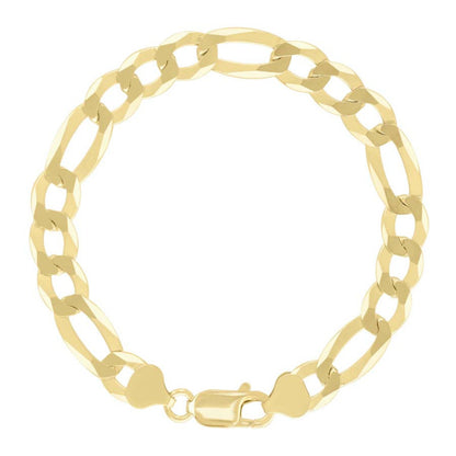 925 Silver Super Flat Figaro Chain 8.9mm
