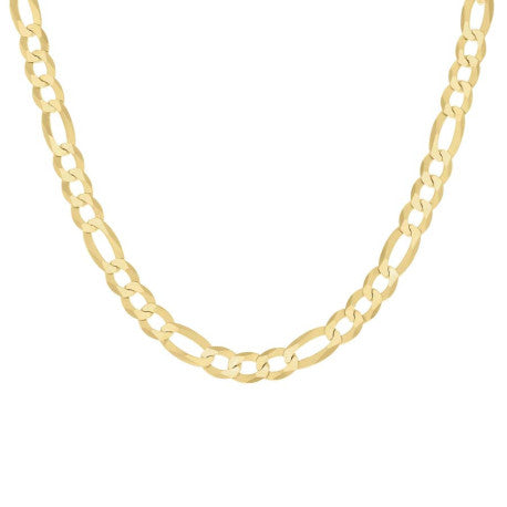 925 Silver Super Flat Figaro Chain 8.9mm