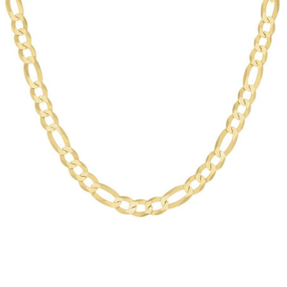 925 Silver Super Flat Figaro Chain 8.9mm