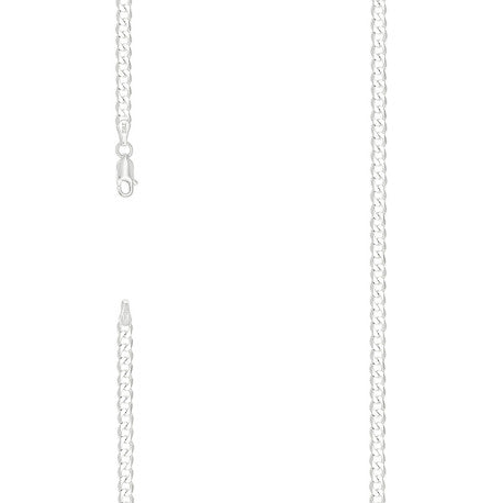 925 Silver Solid Classic Cuban 4mm