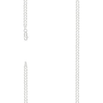 925 Silver Solid Classic Cuban 4mm
