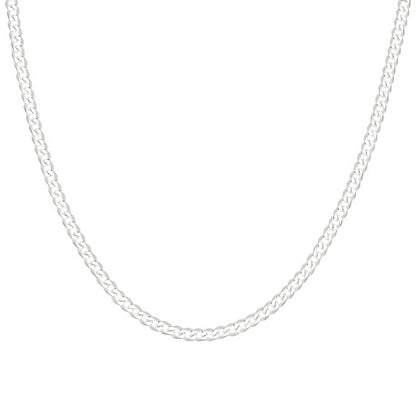 925 Silver Solid Classic Cuban 4mm