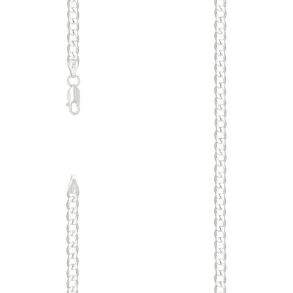 925 Silver Solid Classic Cuban 5mm
