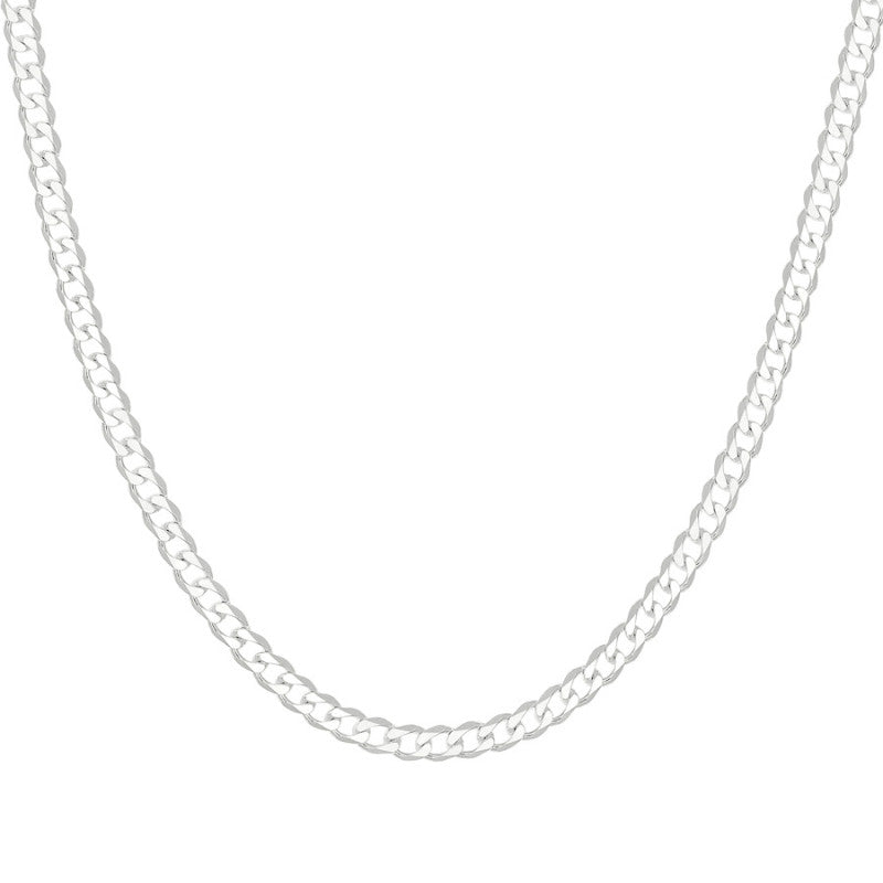 925 Silver Solid Classic Cuban 5mm