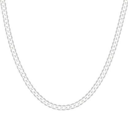 925 Silver Solid Classic Cuban 5mm
