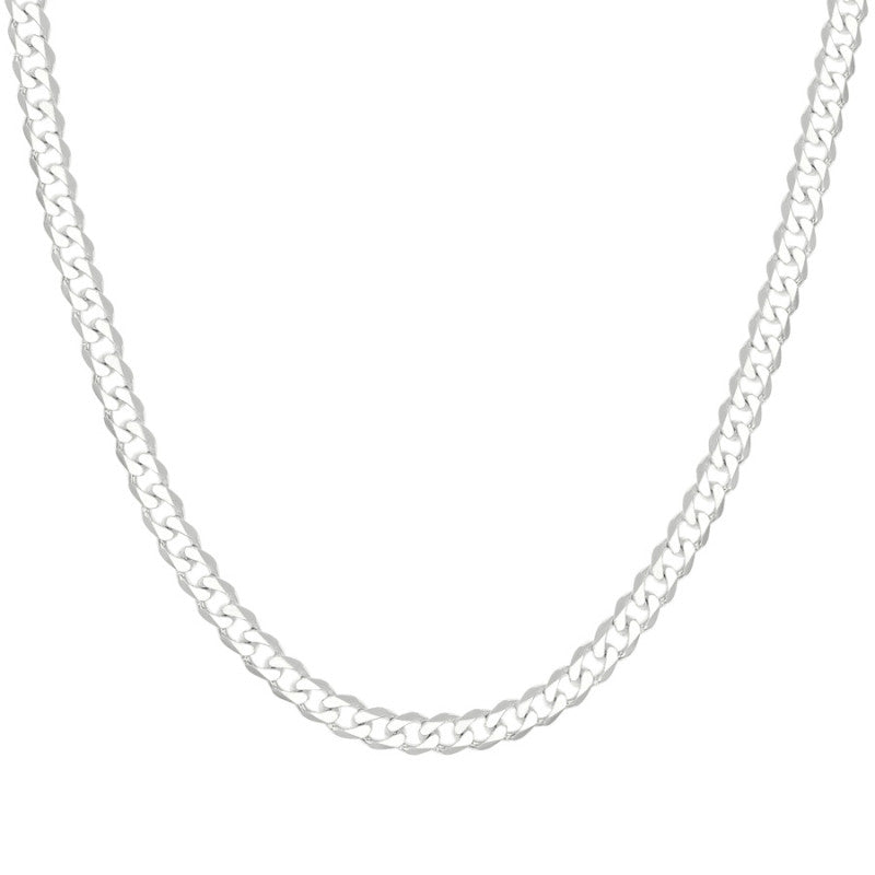 925 Silver Solid Classic Cuban 6mm