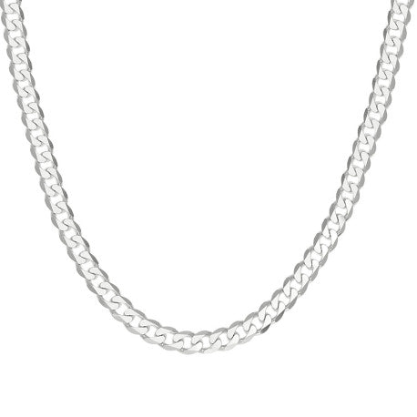 925 Silver Solid Classic Cuban 7mm