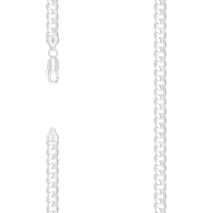 925 Silver Solid Classic Cuban 8mm