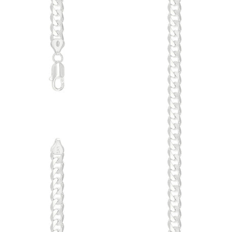 925 Silver Solid Classic Cuban 8mm